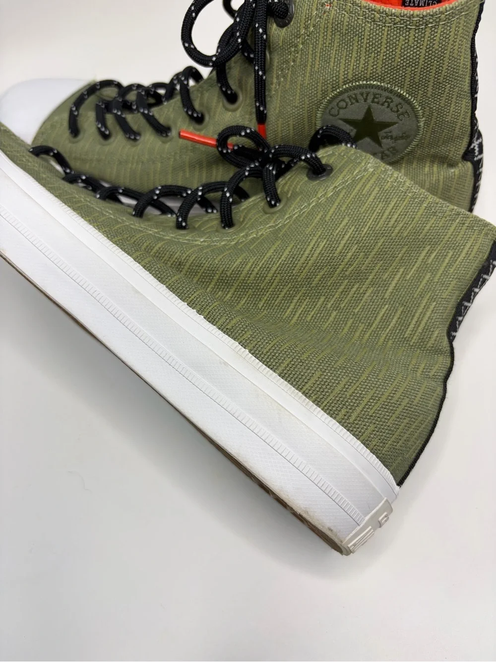 Converse Chuck Taylor High Top Counter Climate All-Star II Shield Olive Green - Picture 8 of 16